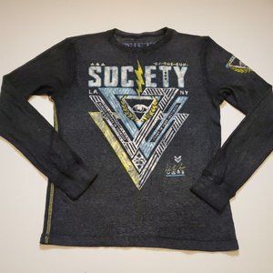 BKE Buckle Society Mens Long Sleeve Thermal Shirt Large Excellent Condition